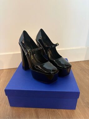 Stuart Weitzman platform Mary janes brand new
